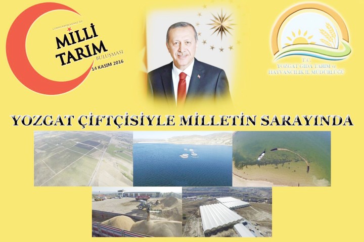 Yozgat’lı çiftçiler Milli Tarım Projesi”  ile Cumhurbaşkanı Erdoğan ile buluştu