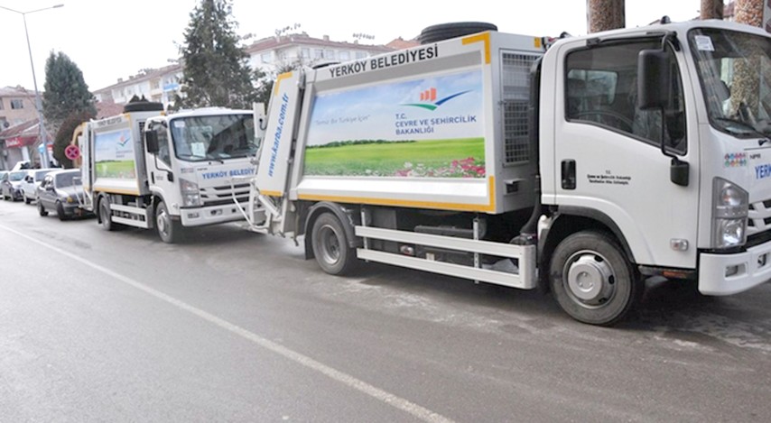 Yerköy Belediyesi’ne 2 temizlik aracı