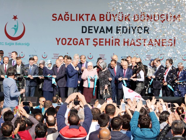 Yozgat Şehir Hastanesini  Başbakan Yıldırım açtı