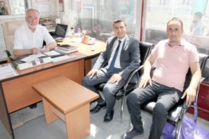 ÇEDAŞ Yozgat İl İşletme Müdürü Mustafa Yılmaz, İl Merkezinde zaman