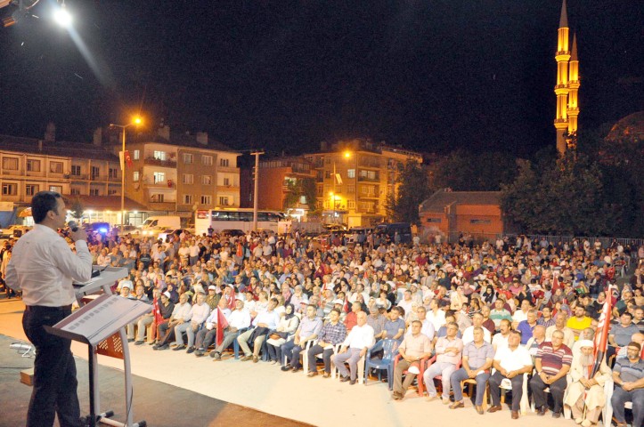 Yerköy 15 Temmuz Demokrasi ve  Milli Birlik Günü’nde tek yürek oldu