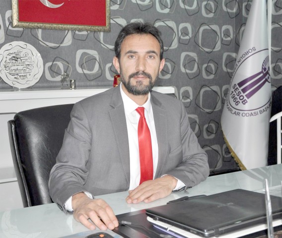Sorgun Esnaf ve Sanatkarlar Odası Başkanı Mehmet Aktaş, kobilere 500