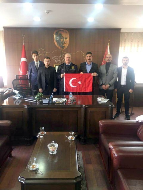 Yozgat Ülkü Ocakları İl Başkanı Duran Küçükduman beraberinde Ülkü Ocakları