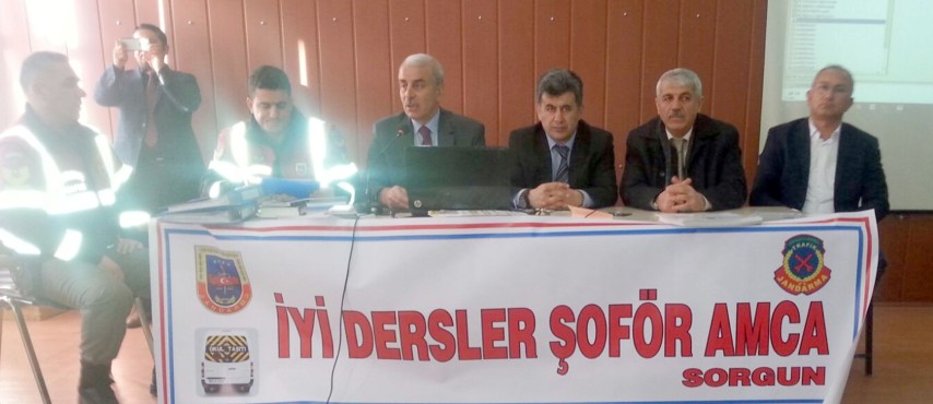 Sorgun’da 'İyi dersler şoför amca' projesi kapsamında okul servis şoförlerine