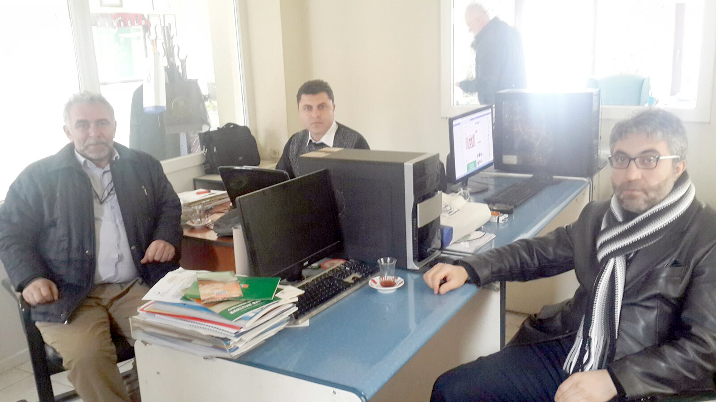 Yozgat Makine Mühendisleri Odası Başkanı Tahir Demirel, beraberinde Bozok Üniversitesi