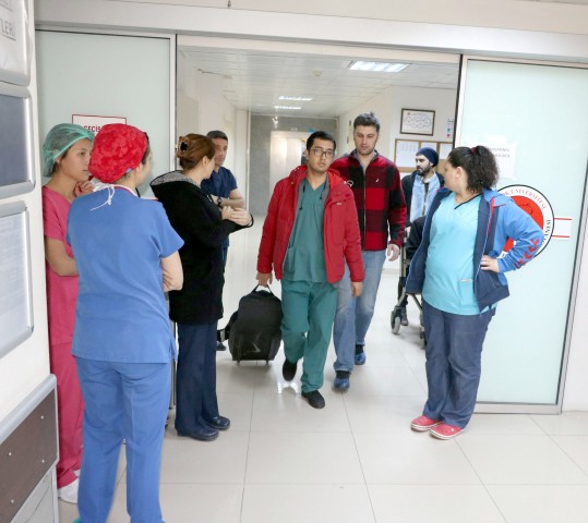 Yozgat'ta beyin kanaması nedeniyle Bozok Üniversitesi Tıp Fakültesi Araştırma ve