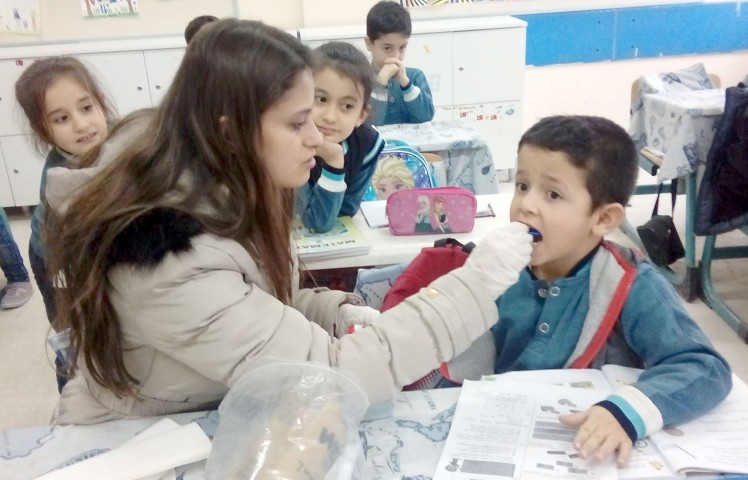 Boğazlıyan Halk Sağlığı Müdürlüğünce 60 ayını doldurmuş Cumhuriyet İlkokulu ana