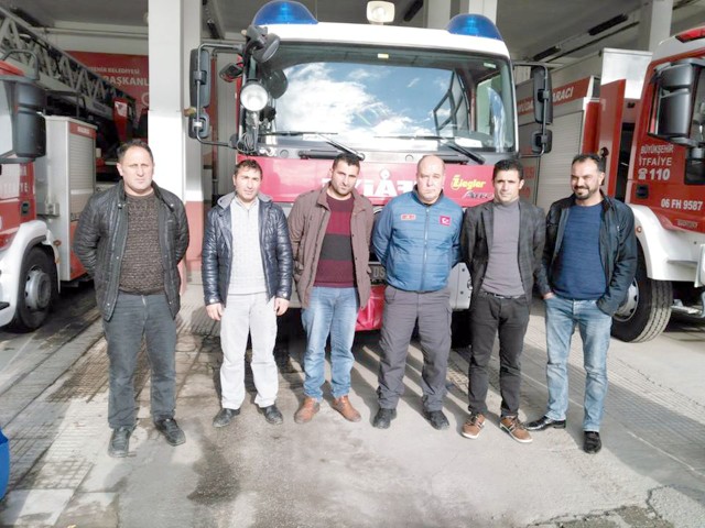 Çekerek Belediyesi İtfaiye  ekipleri Ankara’da kursa katıldı