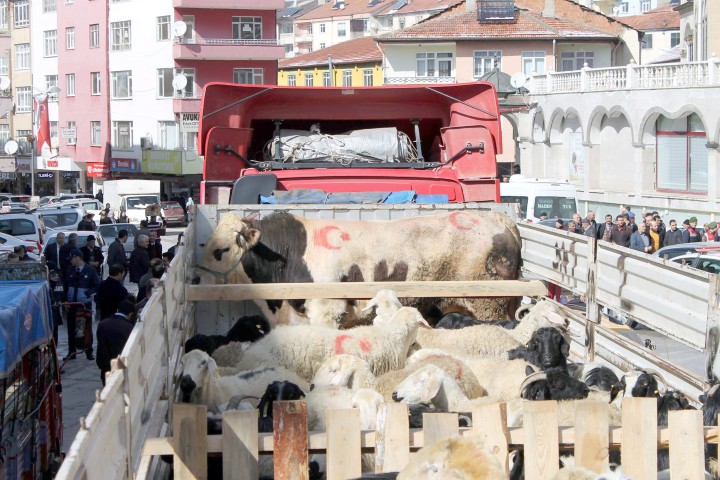 Yozgat’ın Akdağmadeni ilçesinde Afrin’de yürütülen Zeytin Dalı Harekatı’na katılan askerlere