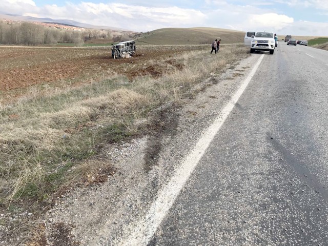 Yozgat Boğazlıyan Karayolunun 35 Kilometresinde meydana gelen trafik kazasında F.A.,