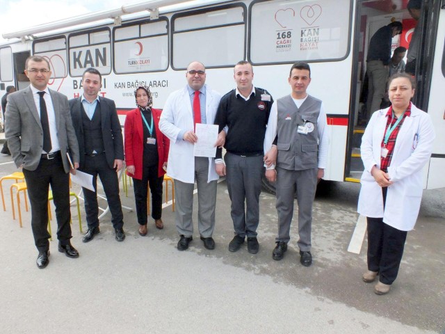 14 Mart Tıp Bayramı dolayısıyla Yozgat Şehir Hastanesi çalışanları, Türk