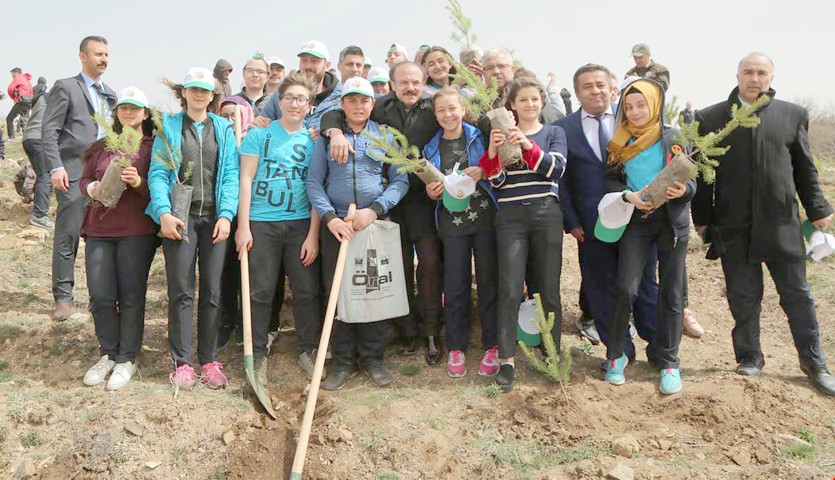 Yozgat İl Milli Eğitim Müdürlüğü ve Orman İşletme Müdürlüğünün ortaklaşa