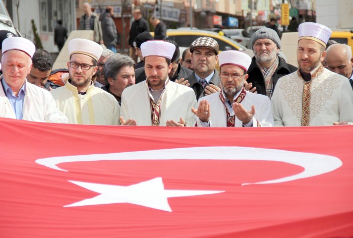 Yozgat'ta görev yapan din görevlileri, Türk Silahlı Kuvvetleri’nin (TSK) Afrin'e