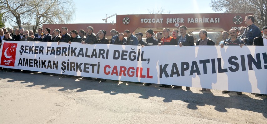 Türkiye genelinde Şeker Fabrikaları’nın özelleştirilmesine karşı yapılan eylemler devam ediyor.