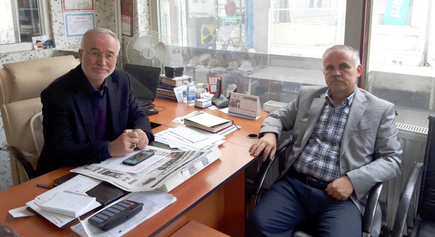 Yozgat İl Dernekler Müdürü Hakkı Yurtlu gazetemiz Yeniufuk’u ziyaret ederek,