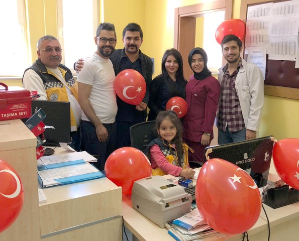 23 Nisan Ulusal Egemenlik ve Çocuk Bayramı dolayısıyla ilçe devlet