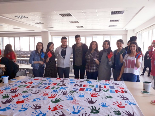 Sorgun’un Bahadın Mesleki ve Teknik Anadolu Lisesi öğrencileri belde de