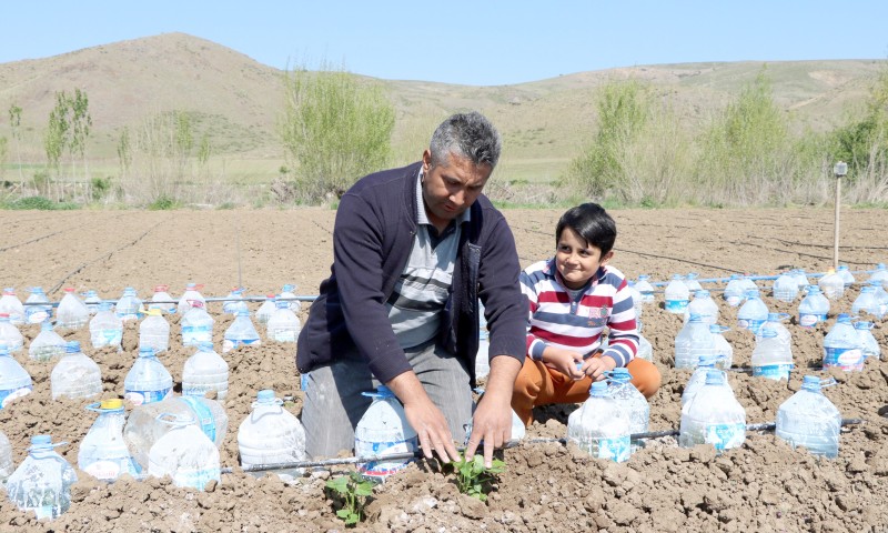 Yozgat’ta gece hava sıcaklığının eksi 2 dereceye düşmesiyle yaşanan don