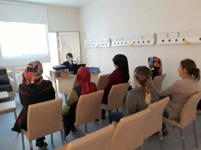 Boğazlıyan Devlet Hastanesinde Gebe Okulu'nda eğitimler devam ediyor. 2017 yılında