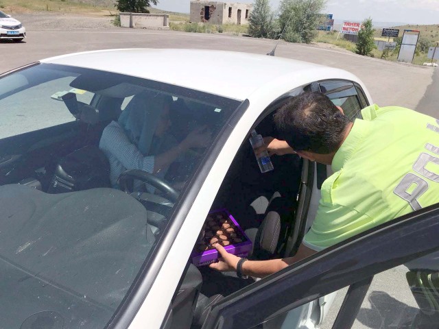 Ramazan Bayramı tatili için Yozgat’a gelen sürücülere Trafik Tescil ve