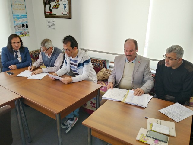 Yozgat Yazarlar Şairler ve Edebiyatçılar Derneği (YOYŞED) 4.Genel Kurulunda mevcut