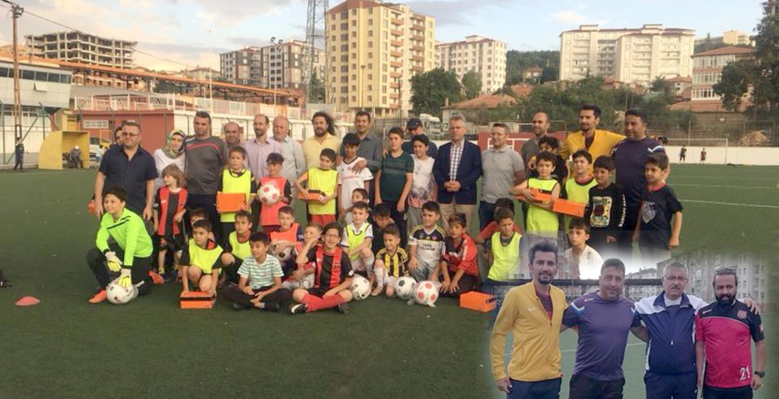 Yozgatspor Altyapı Spor Okulu bünyesinde açılan Yaz Futbol Okulunda küçük