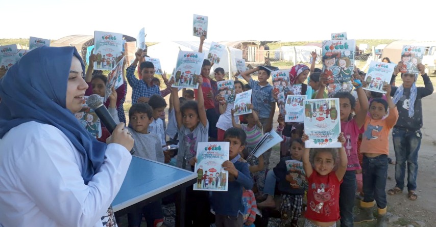 Yerköy Sekili Çadır yerleşkesinde Sağlık Bakanlığının “Göçmen Kuşlar Projesi” kapsamında,