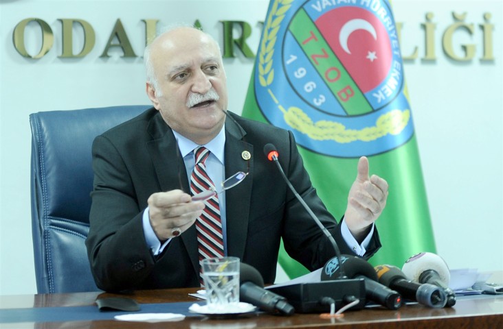 Türkiye Ziraat Odaları Birliği (TZOB) Genel Başkanı Şemsi Bayraktar, Türkiye