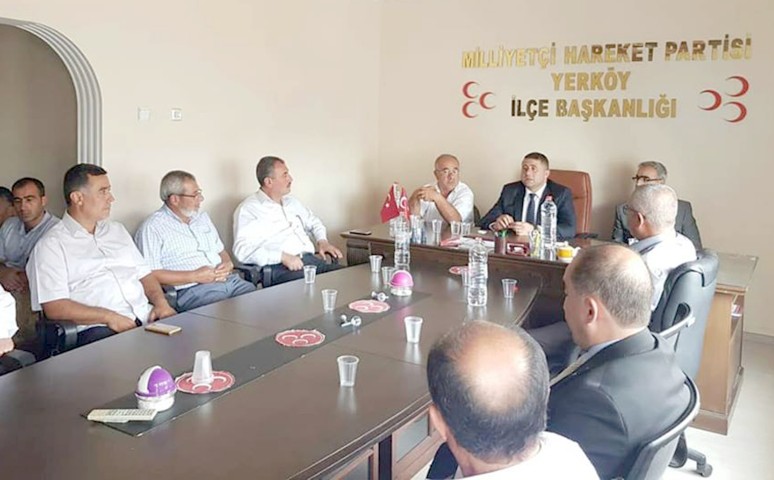 Milliyetçi Hareket Partisi (MHP) Yozgat Milletvekili Ethem Sedef, ilçe ziyaretlerini