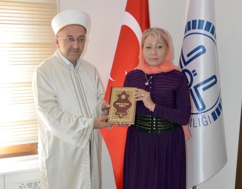 Kendi isteği ile Müslüman olmaya karar vererek Yozgat İl Müftülüğüne