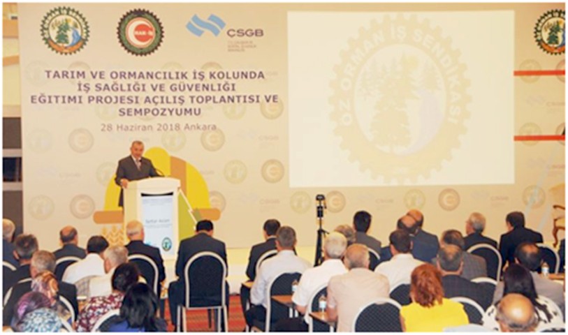Öz Orman-İş Sendikası tarafından 10 ilde gerçekleştirilecek olan ‘Tarım ve