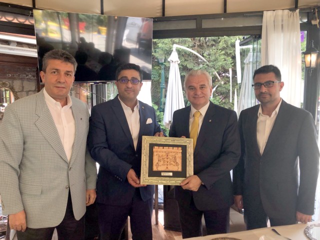 Yozgat Ticaret ve Sanayi Odası (TSO) Başkanı Sinan Çelik ve