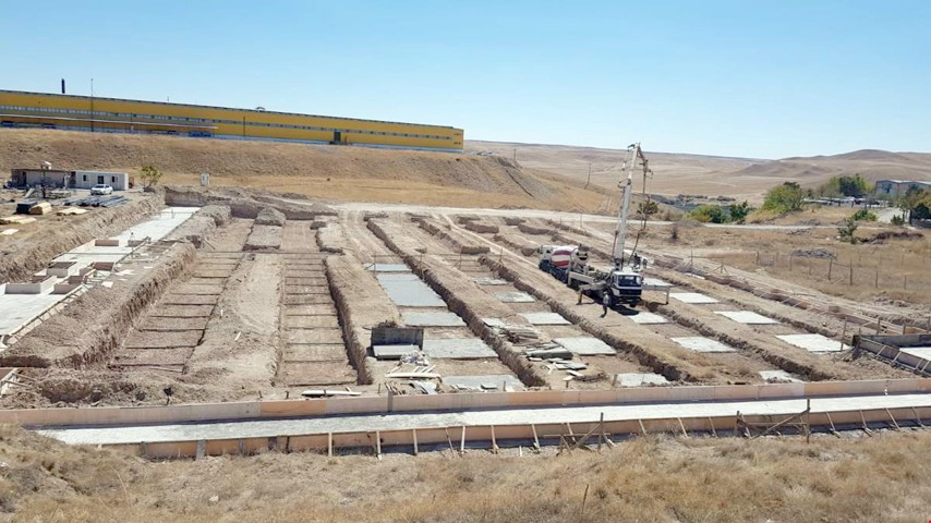 Yozgat Organize Sanayi Bölgesi (OSB)’de bir firma 20 bin metrekare