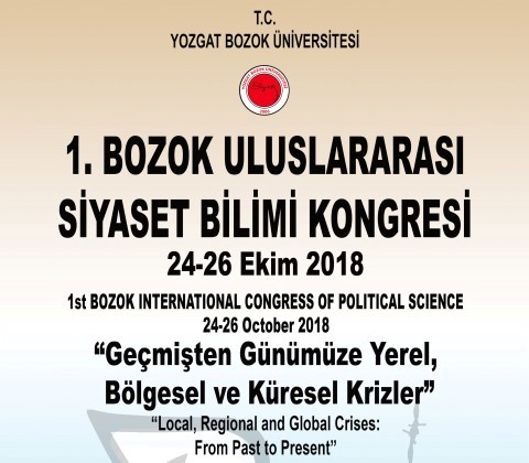 Uluslararası Siyaset Bilimi Kongresine  Bozok Üniversitesi ev sahipliği yapacak
