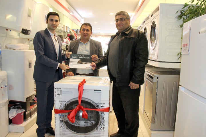 Yozgat’ta faaliyetini sürdüren Çelik Ticaret Arçelik Bayii, 24 Kasım Öğretmenler
