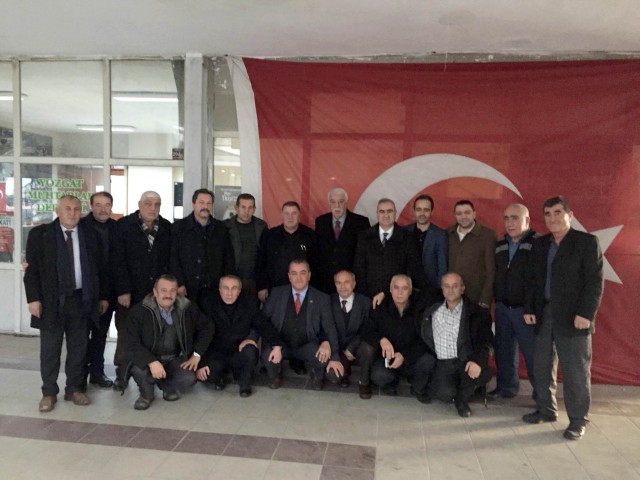 MHP Yozgat Belediye Başkan adayı Mehmet Erdemir, Muhtarlar Derneği’ni ziyaret