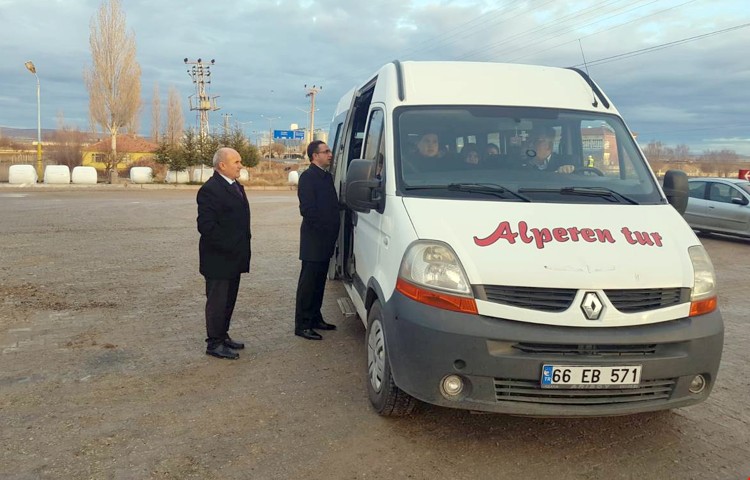 Boğazlıyan’da Emniyet Müdürlüğü Trafik görevlileri ve okul servis araç denetim