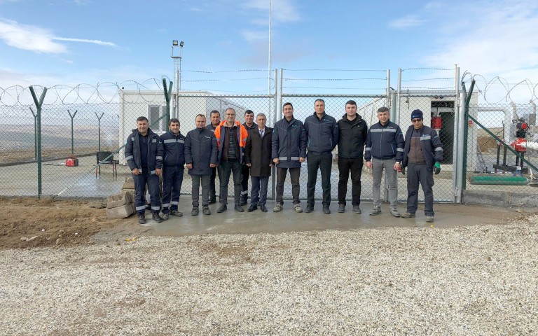 Yozgat’ın Şefaatli İlçesinde Mayıs ayında başlanılan doğalgaz çalışmaları tamamlanarak evlerin