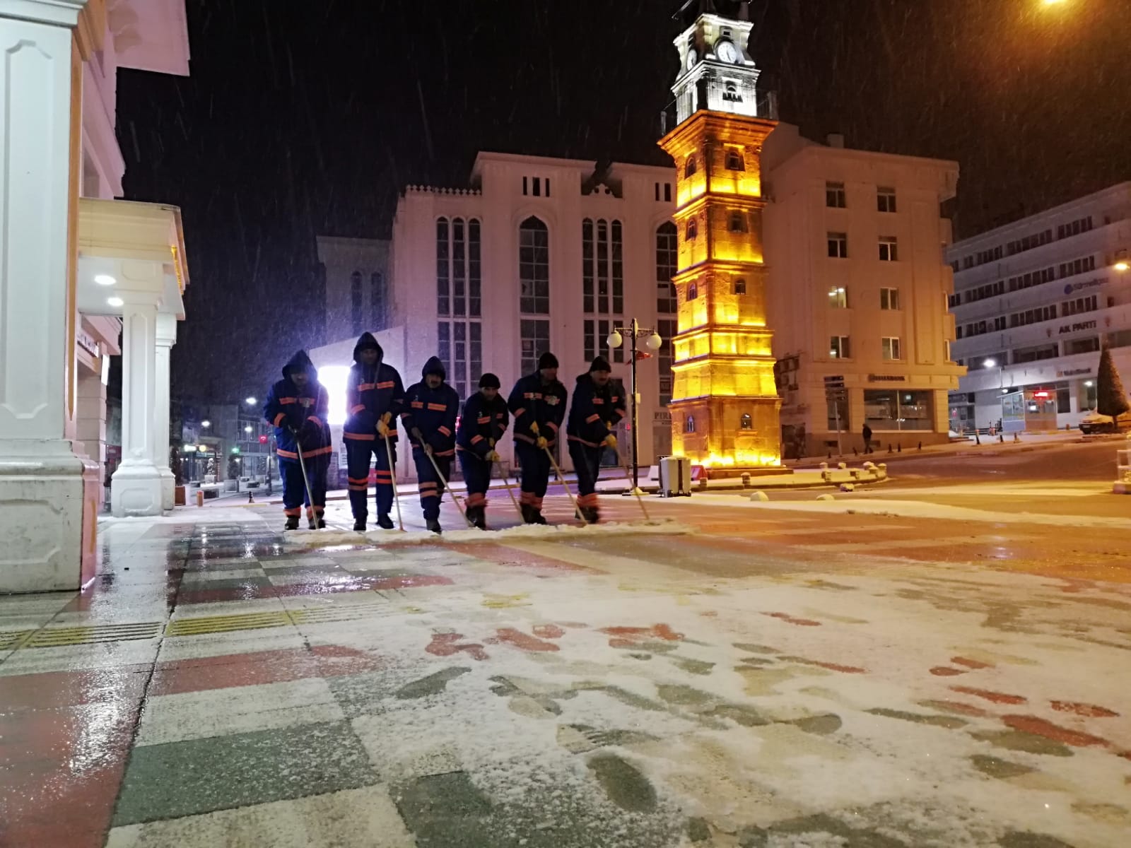 Yurt genelinde etkili olan soğuk hava ve yağışlı hava Yozgat’ta