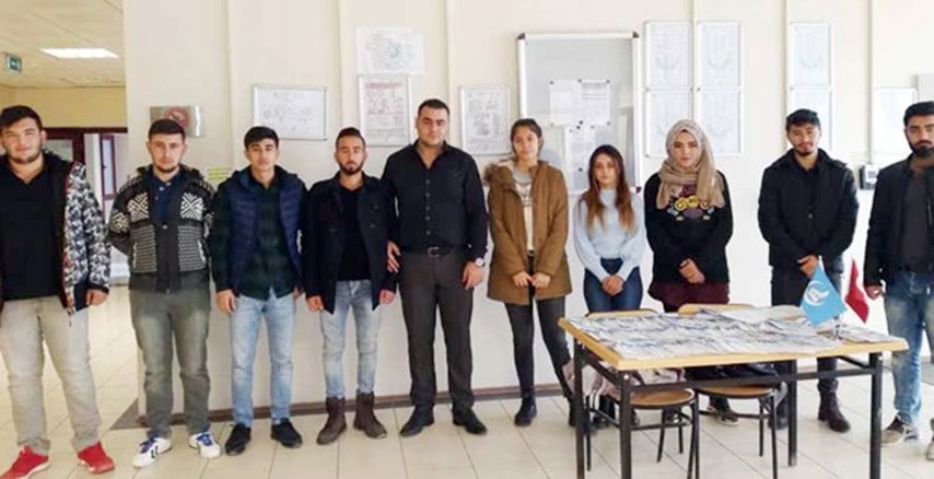 Boğazlıyan Ülkü Ocakları Başkanlığı uyuşturucuyla ölümüne mücadele ediyor.