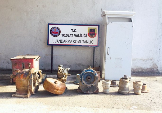Sorgun’da bir iş yerinin deposundan 26 bin lira değerinde malzeme