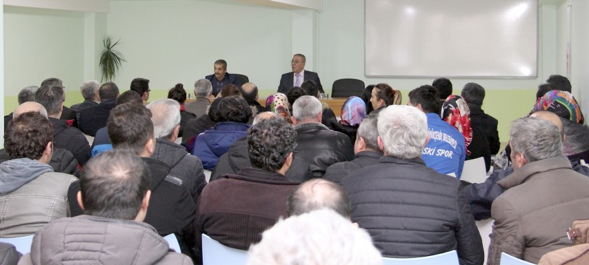 Yozgat Gençlik ve Spor İl Müdürü Rasim Parlak, kurum personelleri