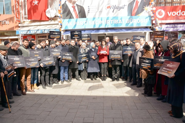 AK Parti Yozgat İl Başkanlığı tarafından 28 Şubat'ın 22. yıl