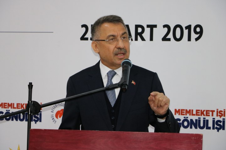 Cumhurbaşkanı Yardımcısı Fuat Oktay, memleketi Yozgat’ta yaptığı açıklamada, PKK ve