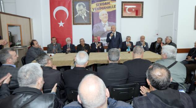 Ankara Yenimahalle Belediye Başkanı Fethi Yaşar, günlük programları kapsamında ilk
