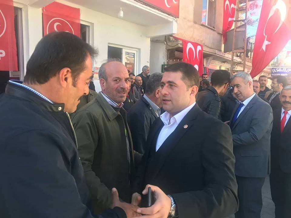 Milliyetçi Hareket Partisi (MHP) Yozgat Milletvekili Ethem Sedef, seçim çalışmaları