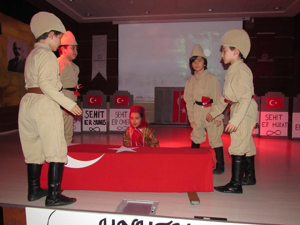 İstiklal Marşı’nın kabulünün 98. yıl dönümü dolayısıyla Yozgat Çözüm Koleji’nde