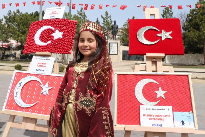 Sorgun Yeşilyurt İlkokulu tarafından ’81 İlde Şanlı Bayrağım’ projesi kapsamında