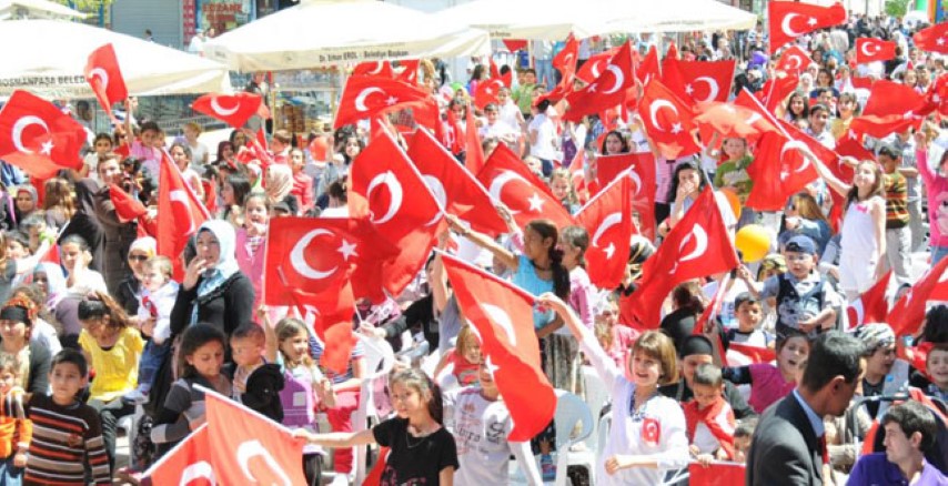 23 Nisan Ulusal Egemenlik ve Çocuk Bayramı tüm yurtta olduğu