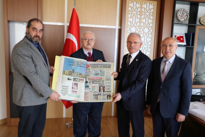 Yozgat kent merkezinde 45 yıllık geçmişi bulunan Yozgat gazetesinin arşivinde